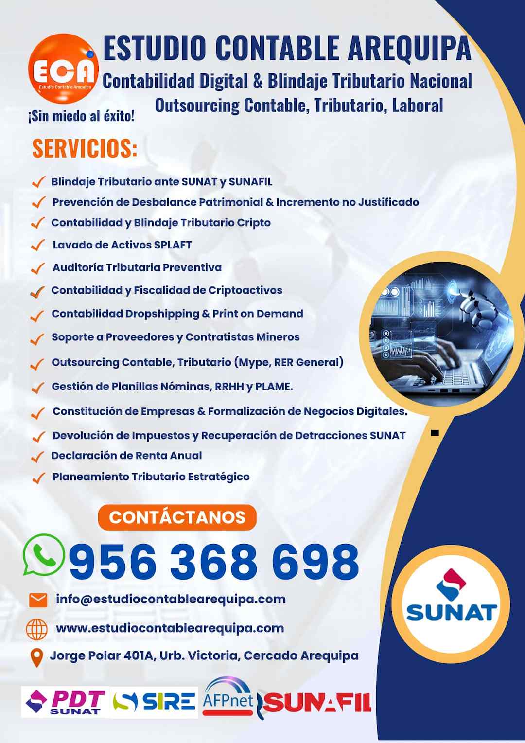 ECA Consultoría Multisectorial - Contabilidad IA y Blindaje Tributario Perú